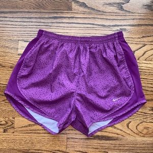 Purple Pattern Nike Tempo Short